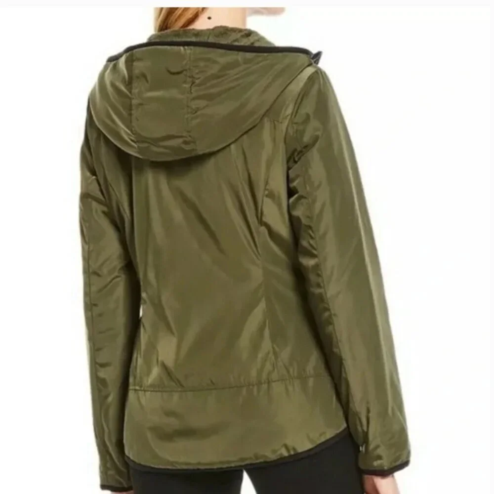 Michael Kors Women’s Hooded Windbreaker Jacket Coat, Size Small